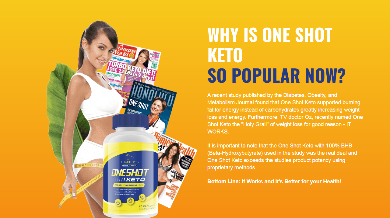 One Shot Keto [ACTIVE 2020] World #1 Ketogenic Diet Formula!