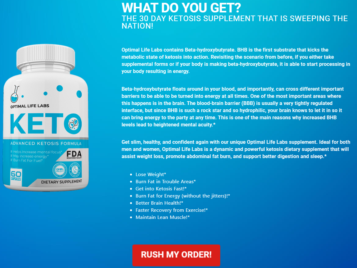 Optimal Life Labs Keto ®〘 UPDATE 2020 〙✄ Reduce Fat in Few Days?