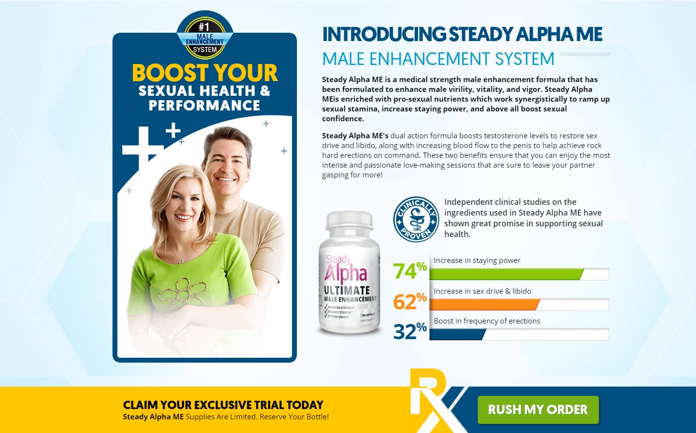 Steady Alpha ™ | Seady Alpha Male Enhancement ® Price, Ingredients?