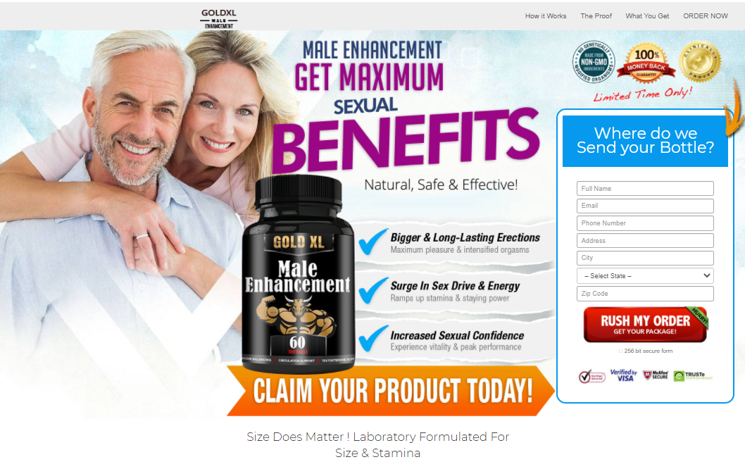 Gold XL Male Enhancement® *UPDATE 2021* Price, Scam, Reviews?