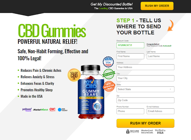 Power CBD Gummies : Strong Body levels, Fix Stress And More Pain
